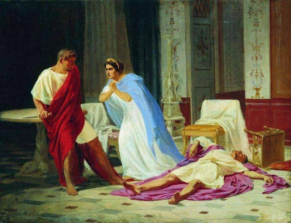 Murder scene by Fyodor Bronnikov